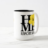 ホームアルタモンテ春イエローハイビスカス15oz ツートーンマグカップ (正面右)