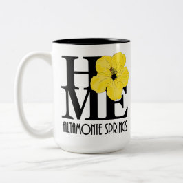 ホームアルタモンテ春イエローハイビスカス15oz ツートーンマグカップ