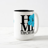 ホームアルタモンテ春ブルーハイビスカス15oz ツートーンマグカップ (正面右)