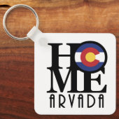 ホームアルバダコロラド キーホルダー (正面)