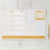 ホームアンドスクールウィークリーイエロー紙パッド ペーパーパッド (インサイチュ)