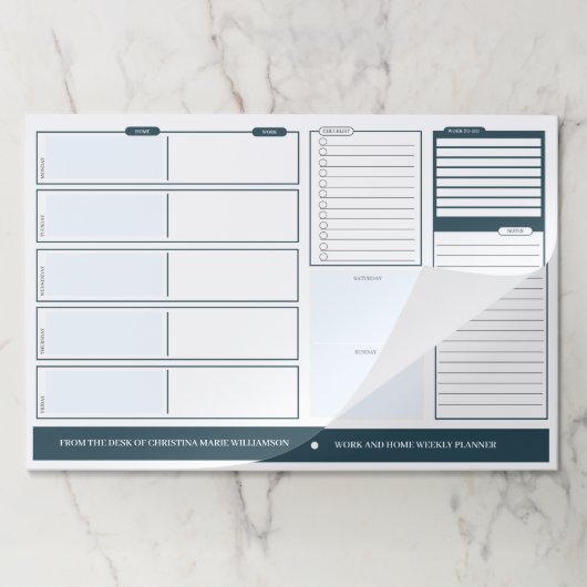 ホームアンドスクールウィークリーチャー紙パッド ペーパーパッド (折り畳み)