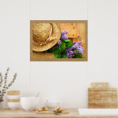 ホームアンドビジネスアートデコール – ストローハットシリーズ ポスター (キッチン)