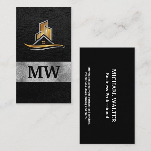 ホームアーキテクト実在エステートロゴ 名刺 (正面/裏面)