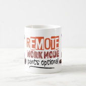 ホームアートからリモートライフパートナーペアのおもしろい作品 コーヒーマグカップ (中央)