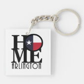 ホームアーリントンテキサス州 キーホルダー (裏面)