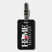 ホームアーリントンテキサス州 ラゲッジタグ (正面縦)