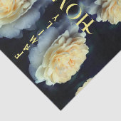 ホームイエローローズワード感動的デコページ 薄葉紙 (詳細)