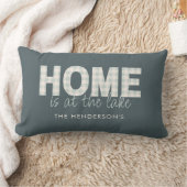 ホームイズアットザレイク装飾用クッション ランバークッション (ブランケット)