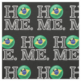 ホームイズブラジルスマイルフラグハウスウォーマー ファブリック