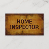 ホームインスペクタアンティーク名刺 名刺 (正面)