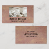 ホームインテリア | モダン 名刺 (正面/裏面)