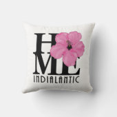 ホームインディアナティックピンク クッション (裏面)