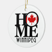 ホームウィニペグ セラミックオーナメント (左)