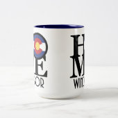 ホームウィンザーコロラド15oz ツートーンマグカップ (中央)