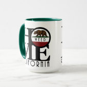 ホームウィードカリフォルニア15oz マグカップ (正面左)