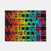 ホームウェルカムパターン ドアマット (正面)
