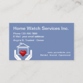 ホームウォッチサービス 名刺 (正面)