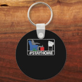 ホームウォッチTVビールテレビ映画番組ギフト キーホルダー (正面)