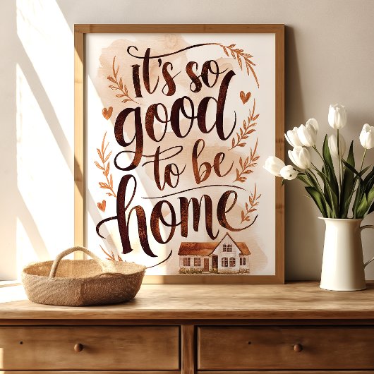 ホームウォールアートを楽しむのは本当に嬉しい ポスター
