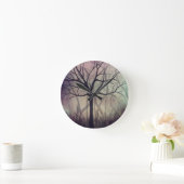ホームウォールクロックツリーアートトワイライト ラウンド壁時計 (ホーム)