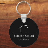 ホームエテ実在ート不動産仲介業者プロモーション キーホルダー (正面)