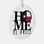 ホームエルパソテキサス州 セラミックオーナメント (右)