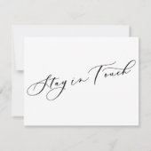 ホームエレガントスイートホーム新しいアドレスのお知らせ ノートカード (裏面)