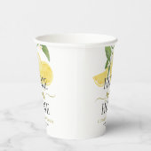 ホームエレガントスウィートホームレモンテーマパーティー 紙コップ (右)