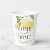ホームエレガントスウィートホームレモンテーマパーティー 紙コップ (正面)