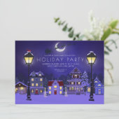 ホームエレガントズホリデークリスマスパーティの招待状 招待状 (スタンド正面)