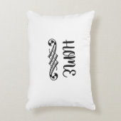 ホームエレガントホーム白黒枕 アクセントクッション (正面(垂直))