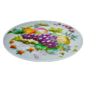 ホームエレガントヴィンテージフルーツとフローラ水彩 カッティングボード (角)