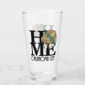 ホームオクラホマシティー タンブラーグラス (裏面)