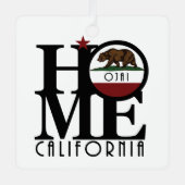 ホームオジャイカリフォルニア メタルオーナメント (正面)
