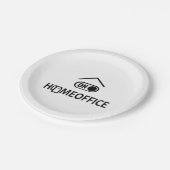 ホームオフィスのオン – ホームオフィスのオン ペーパープレート (アングル)