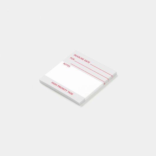 ホームオフィスの従業員の優先度の高いタスクのアラーム ポストイット (アングル)