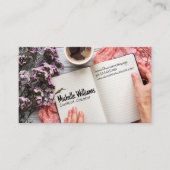 ホームオフィスデスクワークスペース 名刺 (正面)