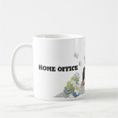 ホームオフィスパーソナライズされた、 コーヒーマグカップ (左)