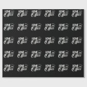 ホームオフィス兼コーヒー愛好家おもしろい事務所 ラッピングペーパー (フラット)