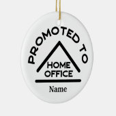 ホームオフィス名前をカスタムするに昇格 セラミックオーナメント (右)