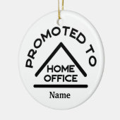 ホームオフィス名前をカスタムするに昇格 セラミックオーナメント (左)