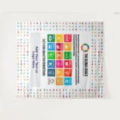 ホームオフィス教室のサステナビリティデコール タペストリー (正面(横))