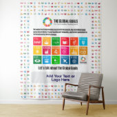 ホームオフィス教室のサステナビリティデコール タペストリー (インサイチュ)