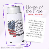 ホームオブザフリーセルツァークーラーボックス スリム缶クーラー