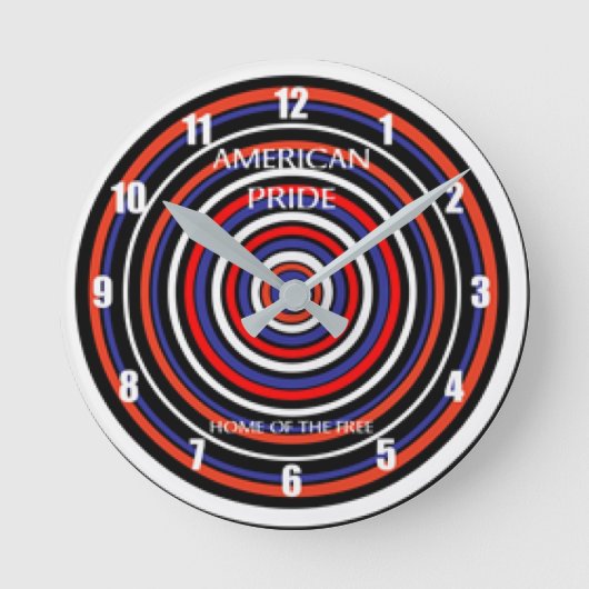 ホームオブザフリーデザイン ラウンド壁時計 (正面)