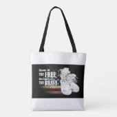 ホームオブザフリートートバッグ トートバッグ (裏面)