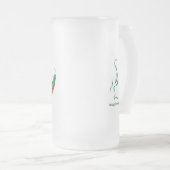 ホームオブザホダクリネランダーWI フロストグラスビールジョッキ (正面右)