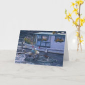 「ホームオンザウォーター」 カード (黄色い花)