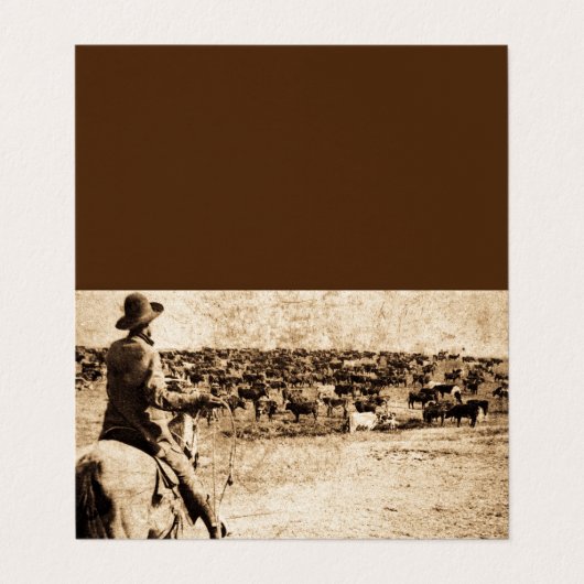 ホームオンザレンジカウボーイオールドウェスト 名刺 (外部フラット)